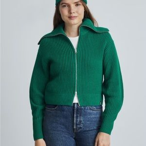 Everlane The Chunky Cardigan in Green